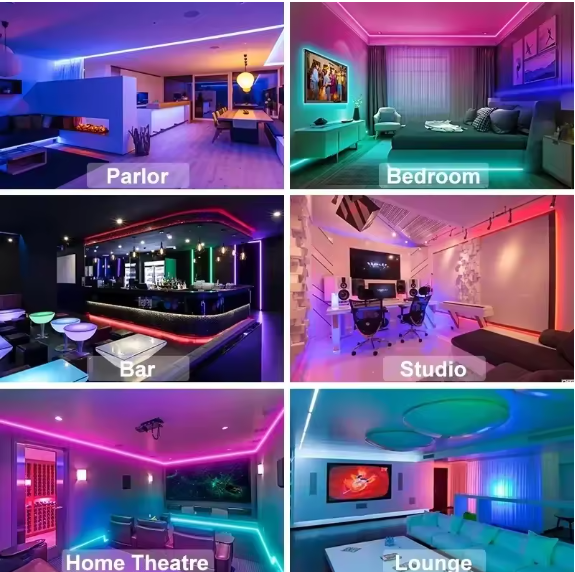 RGB LED Strip Lights – Smart, Remote-Controlled, Color-Changing