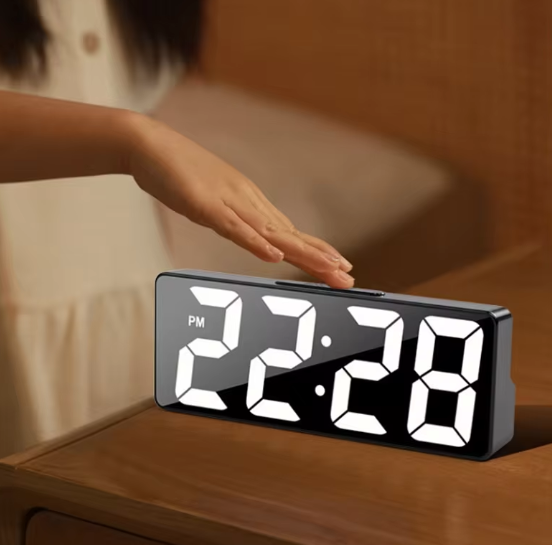 ⏰ Digital LED Clock – Modern Desk & Wall Clock for Gaming & Aesthetic Setups