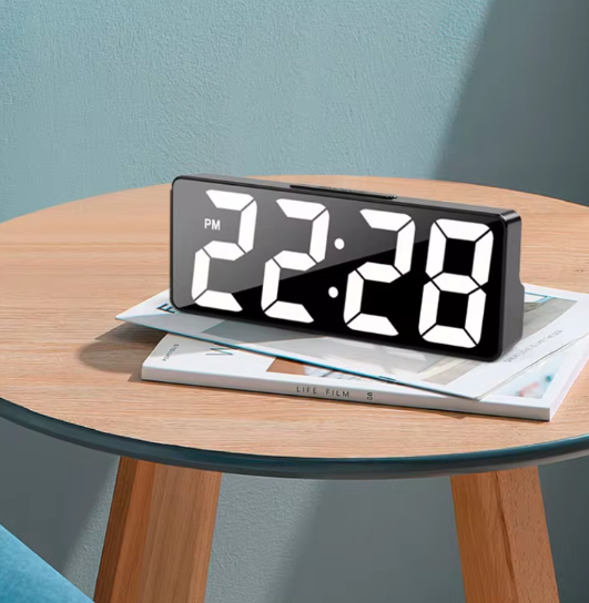 ⏰ Digital LED Clock – Modern Desk & Wall Clock for Gaming & Aesthetic Setups