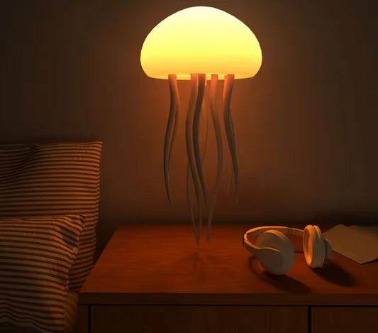 Jellyfish RGB Night Light & Humidifier – Voice Control & Bluetooth